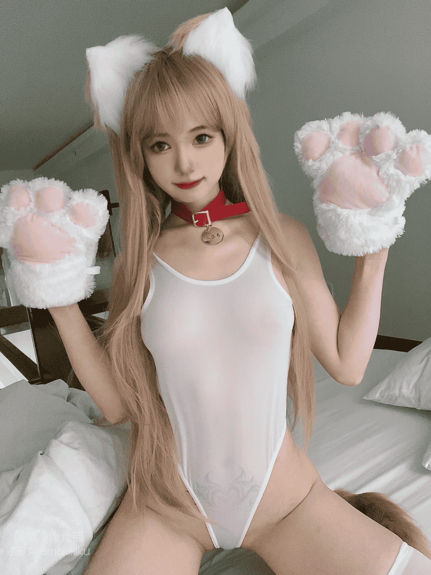 倦倦喵 - 猫爪比基尼少女 第19张图片