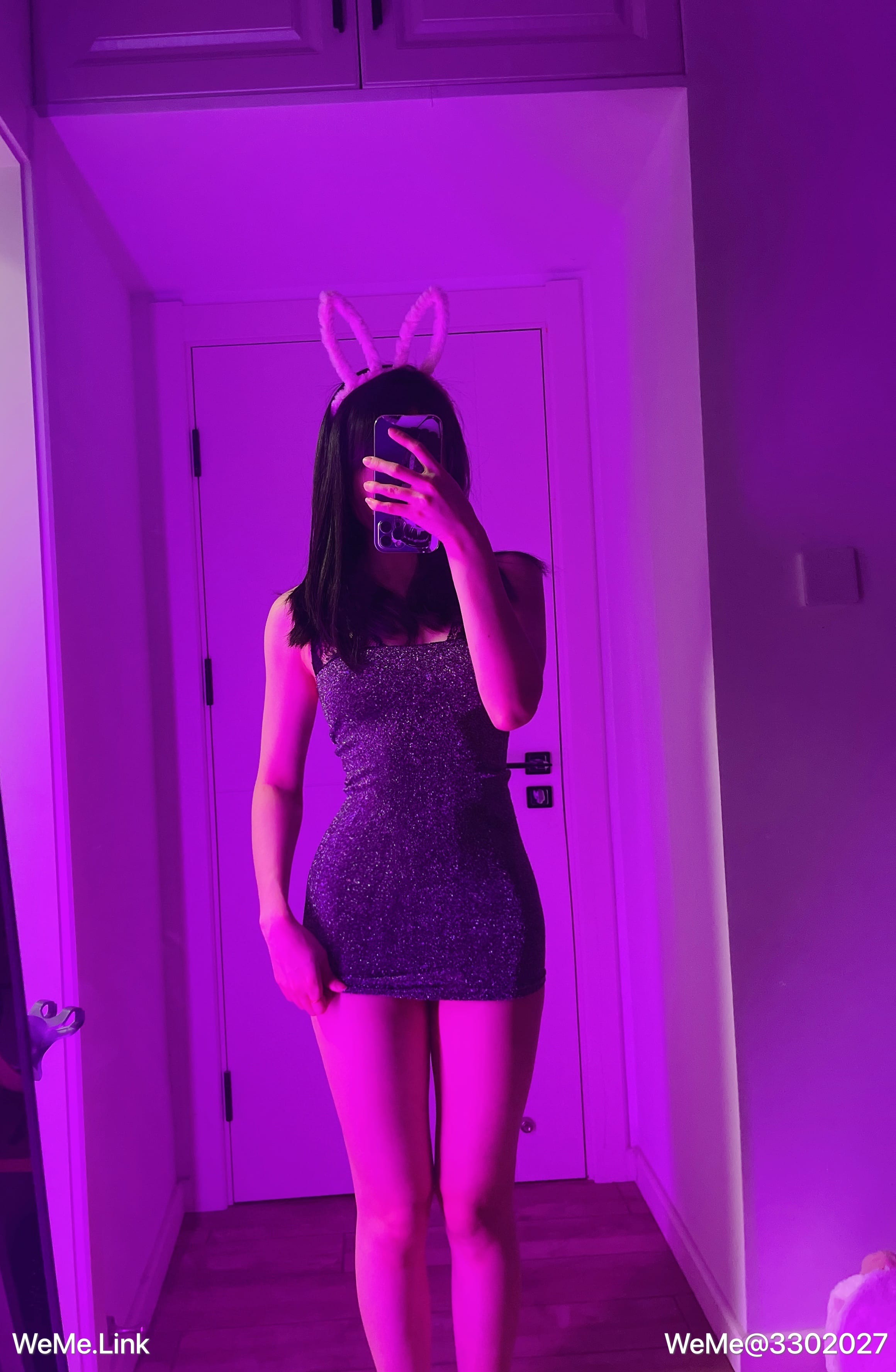yummyki - 紫色夜店风包臀短裙 第6张图片