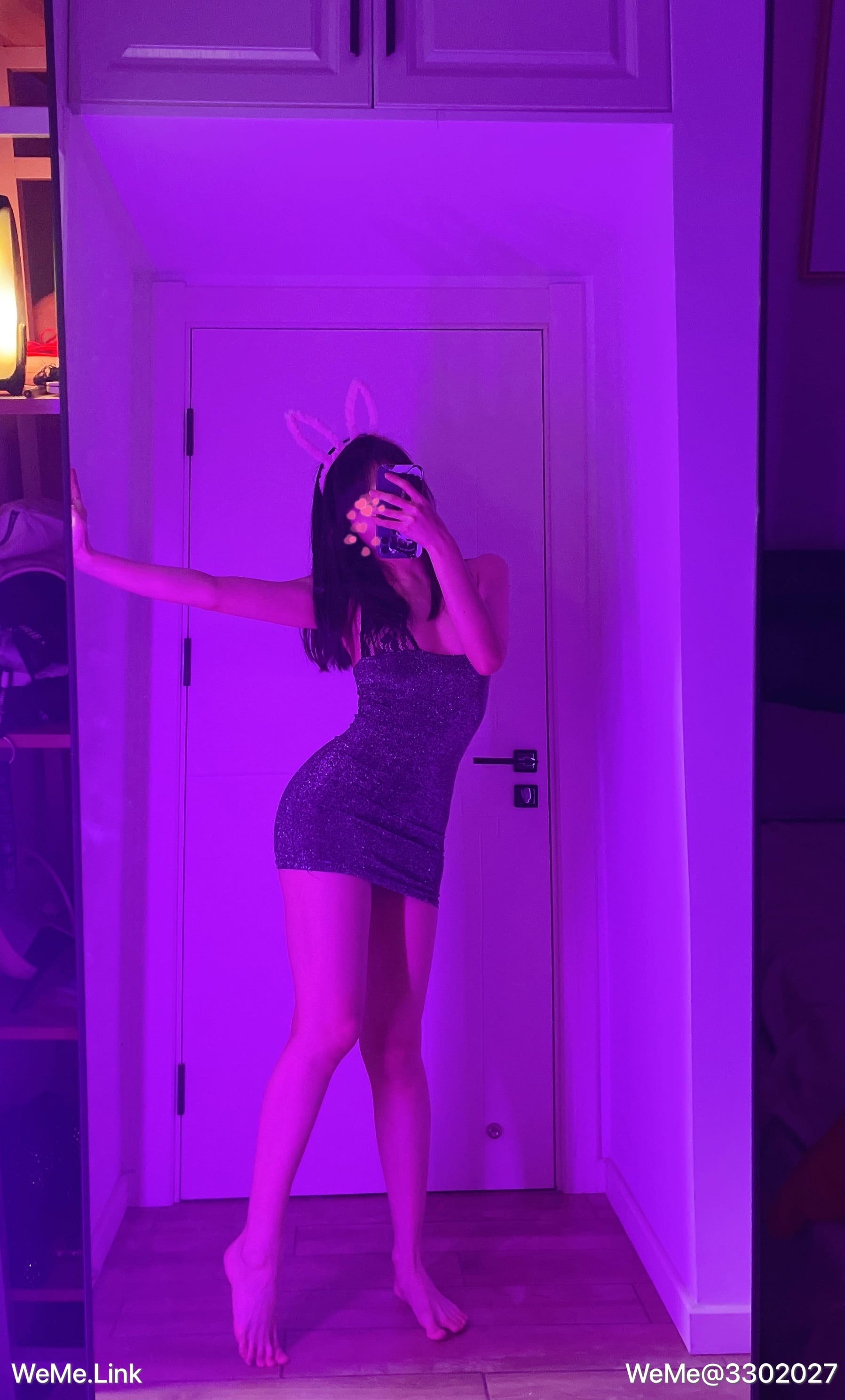 yummyki - 紫色夜店风包臀短裙 第9张图片