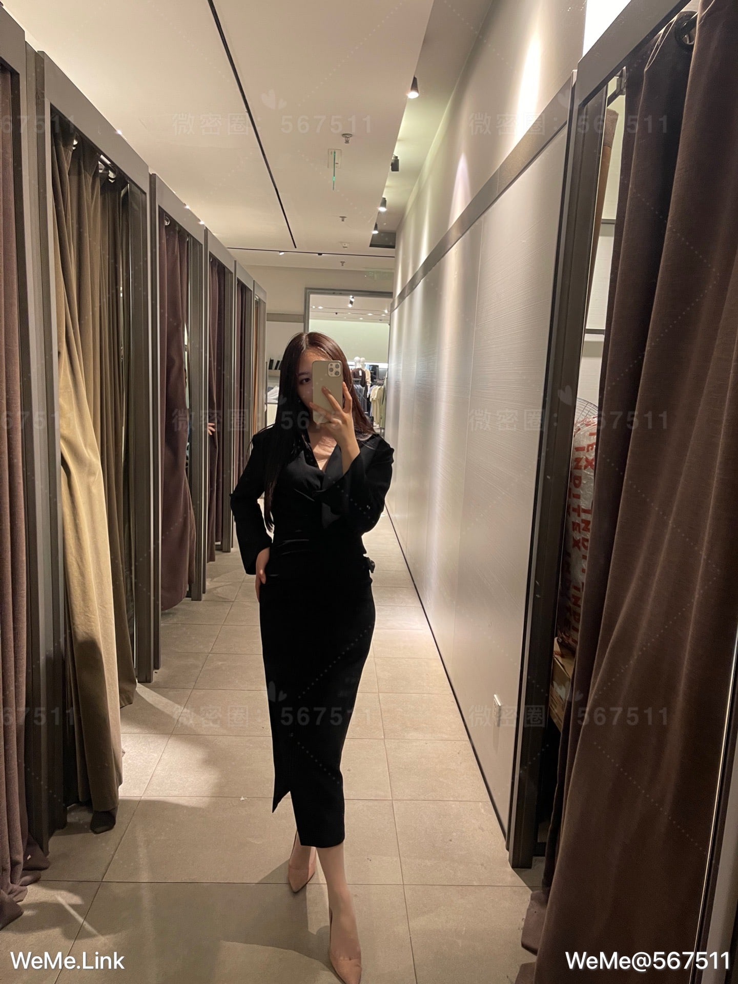 一只哈比猪 - 试衣间两套衣服合集，是白丝～ 第11张图片