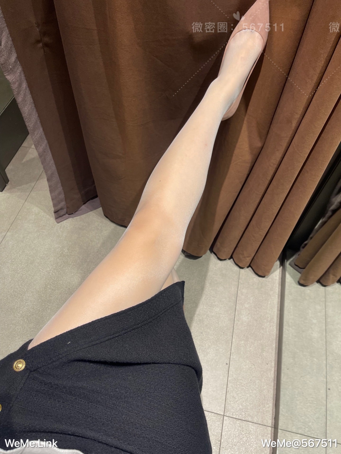 一只哈比猪 - 试衣间两套衣服合集，是白丝～ 第13张图片