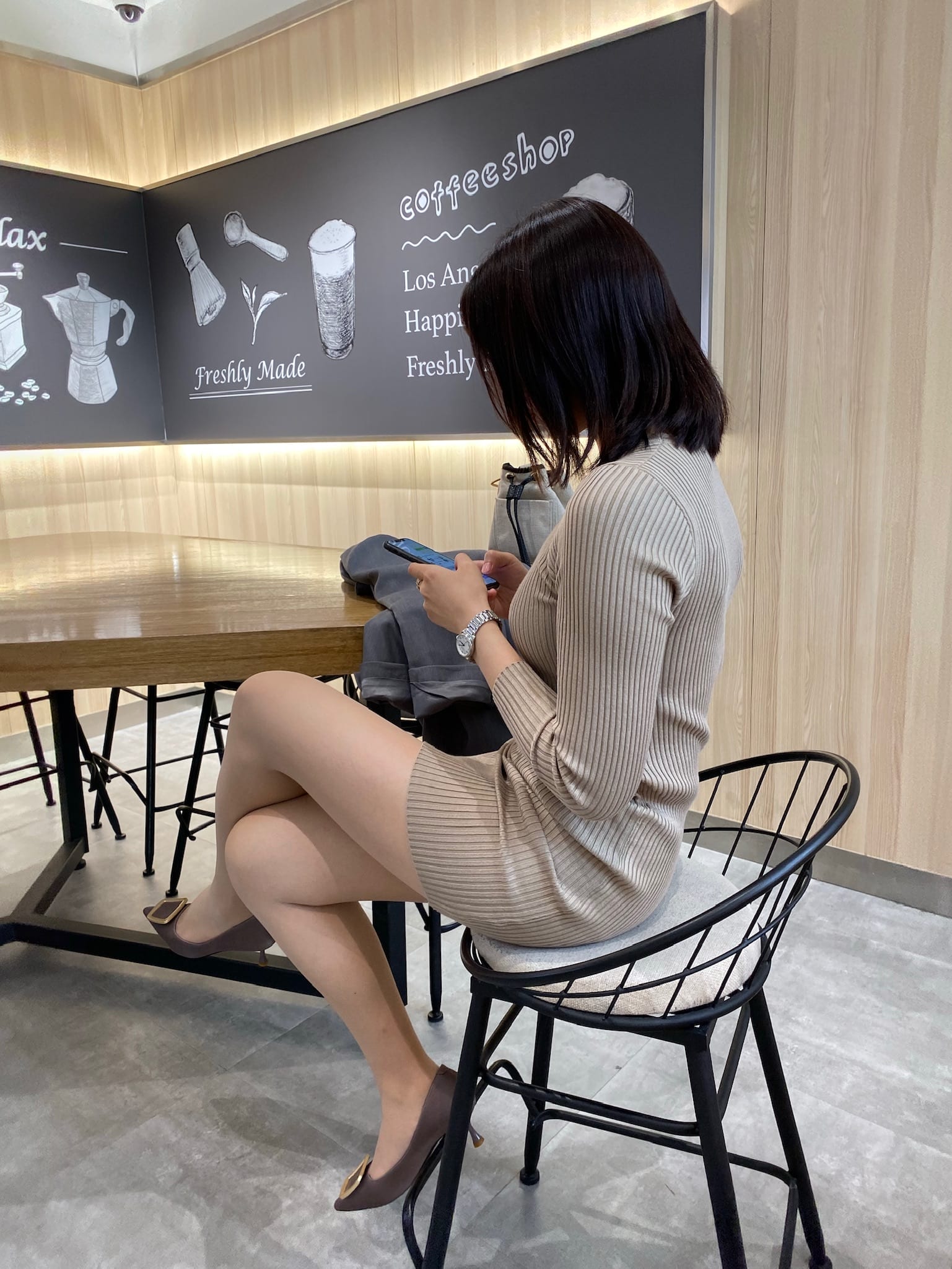 雅雅的气质 - 毛衣裙 第3张图片