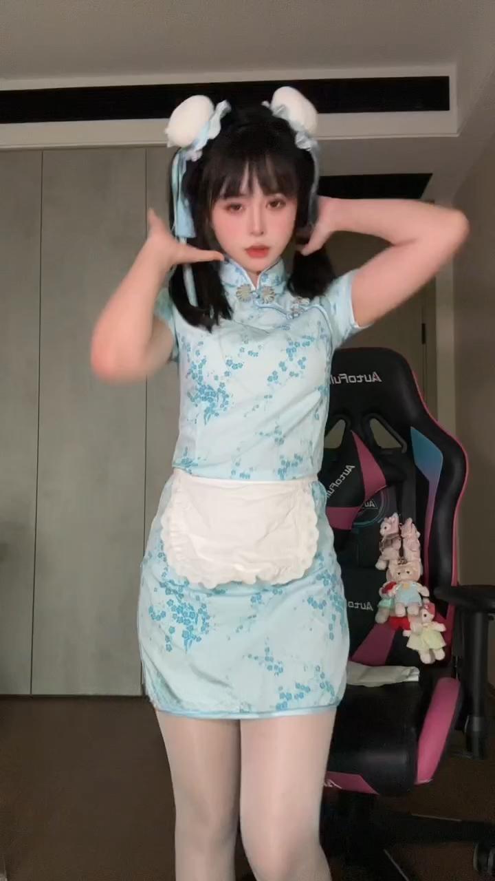 欣老板 - 日式软妹萝莉女仆围裙 第1张图片