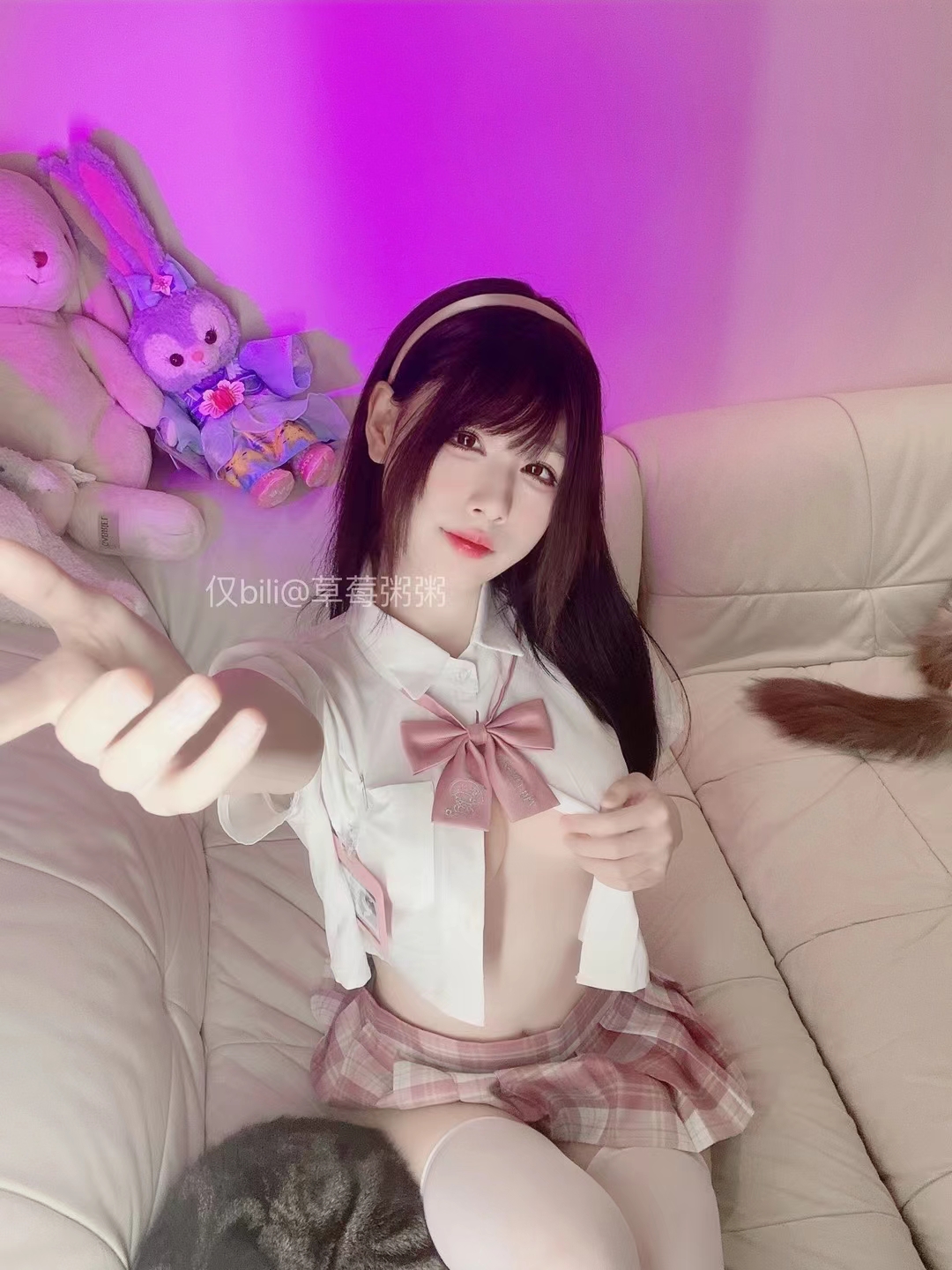 十万口草莓粥粥 - 格子jk学姐 第17张图片